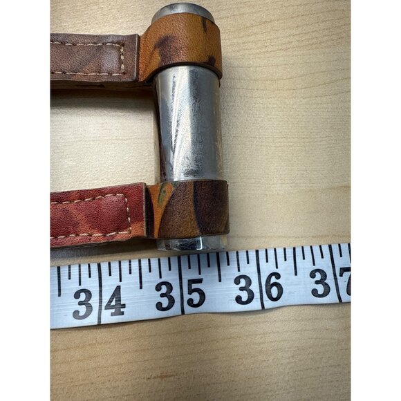 Vintage Casa Lopez Floral Leather Belt With Silver Metal Clasp main image 6